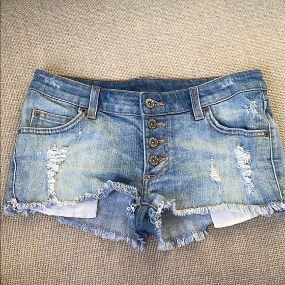 Carmar Pants - CarMar Blue Denim Jean Shorts Size 26
